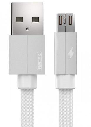 Кабель micro usb 1 м kerolla білий remax rc-094m