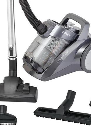 Пилосос rotex parquet plus rvc18-g 700 вт чорний