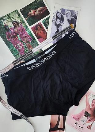 Мужские трусы боксерки коттоновые хлопковые emporio armani m l