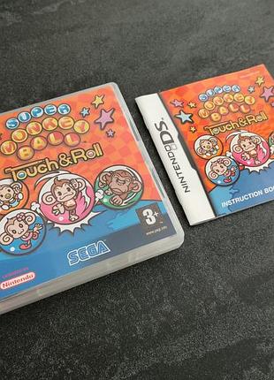 Картридж super monkey ball touch & roll (nintendo ds)