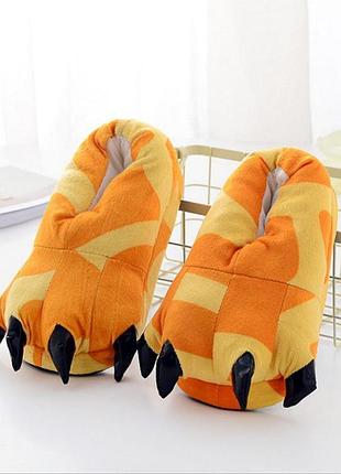 Тапочки когтики жирафы 39-45 (30 см.)
