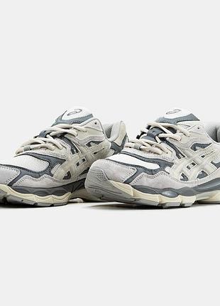 Стильные кроссовки asics gel-nyc beige grey
