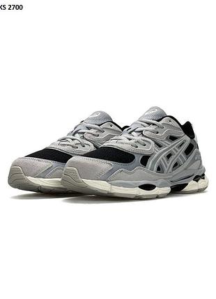 Стильные кроссовки asics gel-nyc gray
