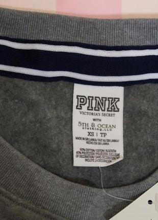 Свитшот victoria´s secret xs s оригинал pink виктория сикрет пинк свитер оверсайз7 фото