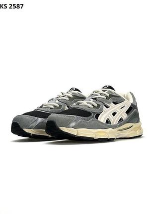 Стильные кроссовки asics gel-nyc gray