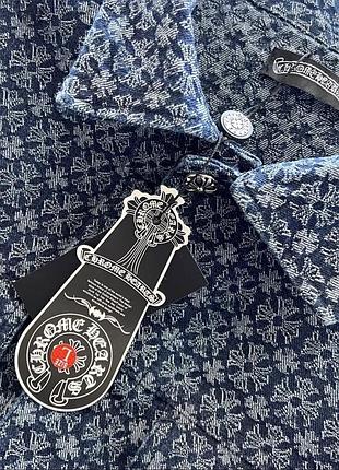Джинсова куртка chrome hearts унісекс