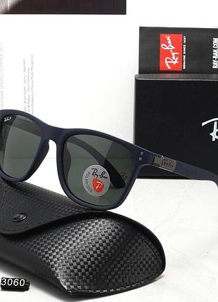 Чоловічі сонцезахисні окуляри з поляризацією ray ban (69060) синій