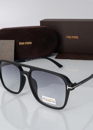 Мужские фотохромные очки хамелеоны tom ford (1821) black