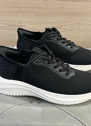 Кросівки жіночі чорні текстильні, з ортопедичним задником. 39 (25см)