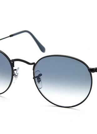 Сонцезахисні чоловічі окуляри ray ban round 3447 002/32 lux