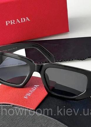 Женские брендовые солнцезащитные очки prada (9782) black