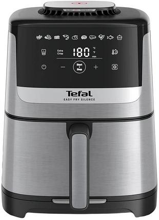 Мультипечь tefal tefal easy fry silence ey552de0 1670 вт серебристая