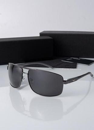 Очки с поляризацией стильные мужские polarized (133) черные