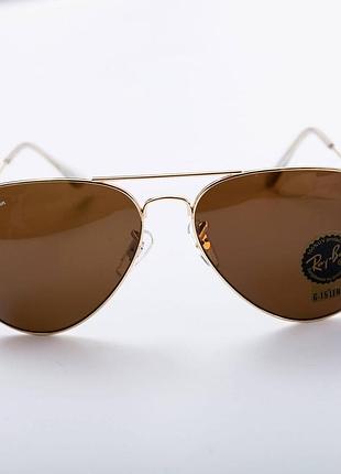 Чоловічі сонцезахисні окуляри ray ban 3025, 3026 aviator (2916)