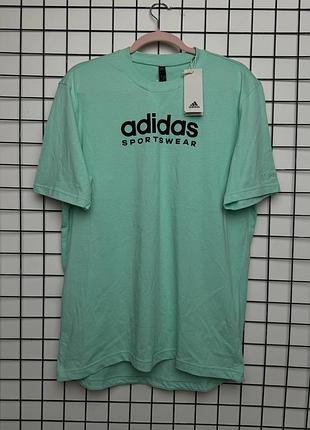 Adidas sportswear all szn graphic tee mint | розмір m