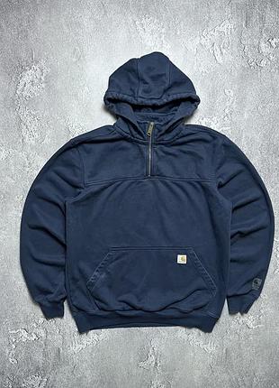 Vintage винтажное худи carhartt кархарт big logo y2k size l размер л