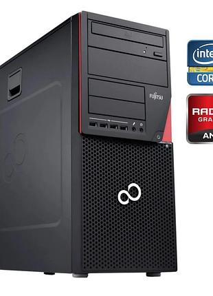 Ігровий пк fujitsu esprimo p920 e85+ tower / intel core i5-4570 (4 ядра по 3.2 - 3.6 ghz) / 16 gb ddr3 / 240 gb ssd + 500 gb hdd /