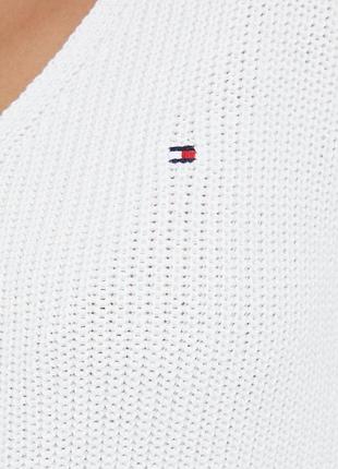 Преміальний пуловер светр tommy hilfiger з v-вирізом (100% pima cotton) 2