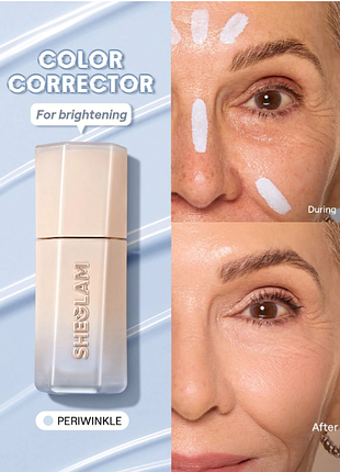 Жидкий консилер для лица sheglam hideaway full-coverage concealer - periwinkle (6065)