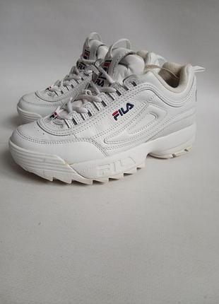 Кожаные кроссовки fila