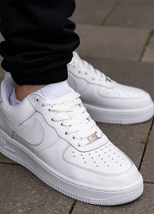 Air force 1 07 leather white 6