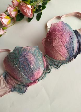 Круглый бюстгалтер из пуш-ап victoria's secret pink, 34c,