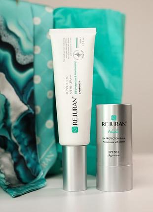 Сонцезахисний крем rejuran cosmetics sunscreen spf 50+, pa+++, 50 мл