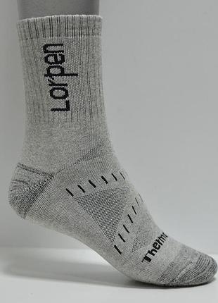 Шкарпетки чоловічі термо lorpen lpn460gr 41-45