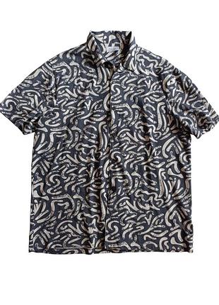 Мужская рубашка easy, размер l-xl, 100% коттон