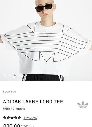 Жіноча футболка adidas originals large logo t-shirt