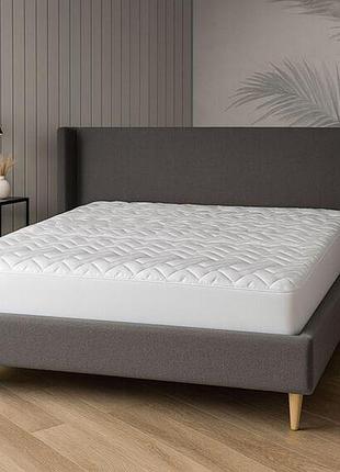 Наматрасник nordic 180х200х35 см tm ideia пл 150г/м2, натяжной с бортом по периметру, защитный