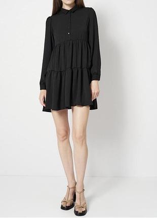 Чорна сукня жатка 34 xs
