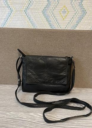 Сумочка крос-боді ashwood leather натуральна шкіра на ремінці