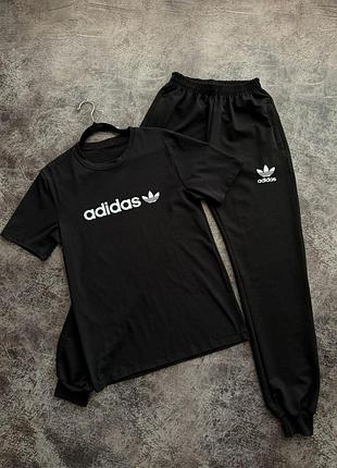 Мужской спортивный костюм: футболка + джоггеры, размеры: s, m, l, xl, xxl