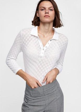 Ажурне поло від zara