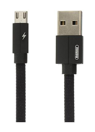 Кабель micro usb 2 м kerolla чорний remax rc-094m