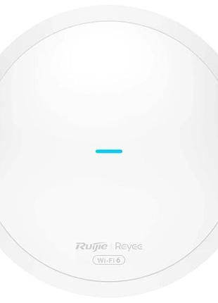 Точка доступа беспроводная двухдиапазонная ruijie reyee rg-rap62 white wi-fi 6 ax1800 2.4/5ghz 1.774 гбит/с ethernet 1 гбит/с