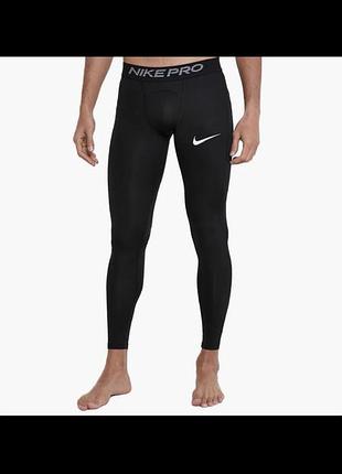 Чоловічі тренувальні легінси тайси компресійні nike pro,розмір s
