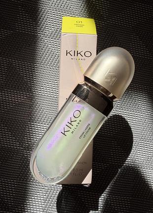 Новинка !!!неймовірний голографічний блиск kiko milano кіко італія hug couture 01