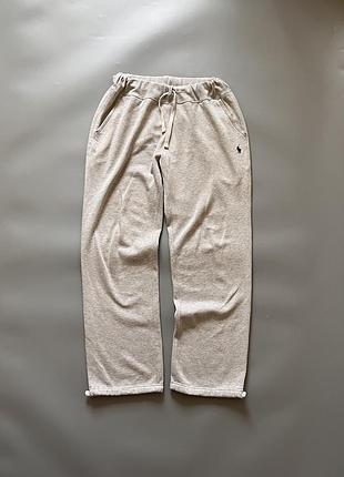Baggy спортивні штани від polo ralph lauren на утяжках lacoste чоловічі спортивні штани
