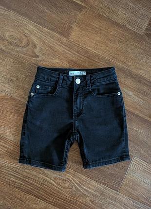 Джинсовые шорты zara для мальчика на 5-6 лет