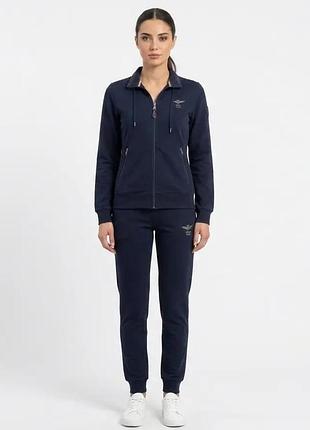 Костюм жіночий спортивний aeronautica militare 8422 navy blue xl