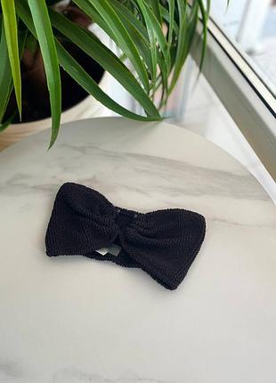 Купальный топ бандо без бретелей с кольцом crinkle ring victoria ́s secret.