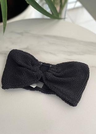 Купальний топ бандо без бретелей з кільцем crinkle ring victoria´s secret.