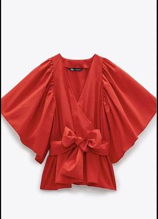 Блуза zara бавовна