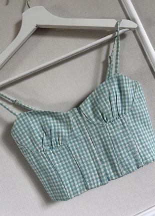 Топ zara в корсетному стилі