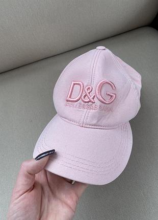 Рожева кепка dolce&gabbana