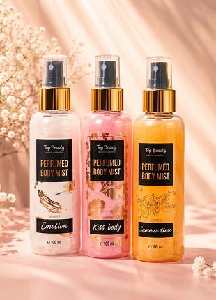 ✨ парфумовані спреї для тіла з шиммером top beauty ✨ 200 мл
