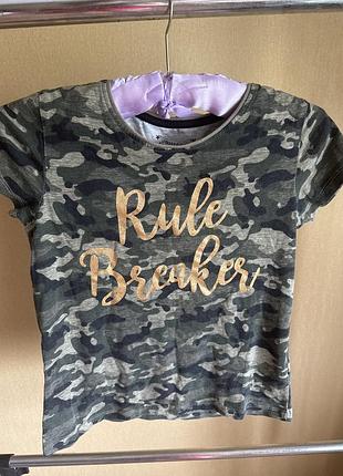 Футболка детская комуфляжная бренд primark  9-10 yrs / 140 cm