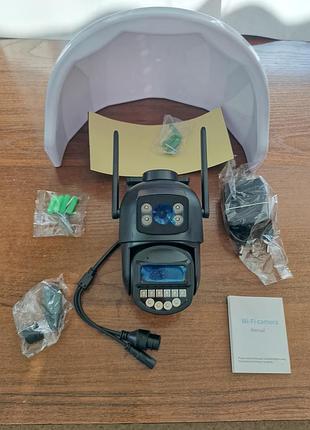 Камера двійна wi-fi a20h 8mp+козирьок